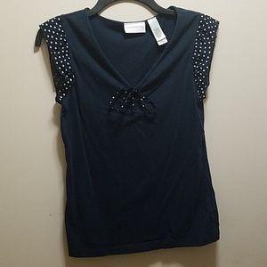 Liz Claiborne Pokadott Blouse